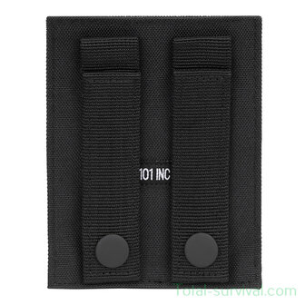 101 Inc MOLLE patch adapter hook + loop medium, zwart