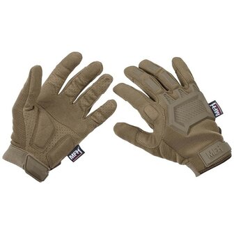 MFH gants tactiques Impact, Coyote tan