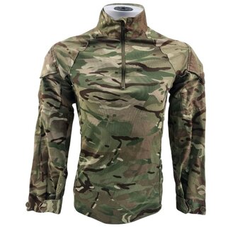 Britse leger Combat Shirt longsleeve, &quot;UBAC&quot;, EP Coolmax, MTP Multicam
