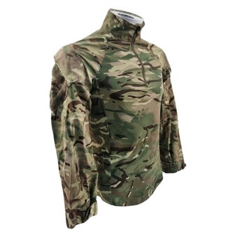 Britse leger Combat Shirt longsleeve, &quot;UBAC&quot;, EP Coolmax, MTP Multicam