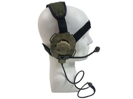 Z-Tactical Bowman EVO III headset Z029, Nato-jack aansluiting, ICC Foliage green