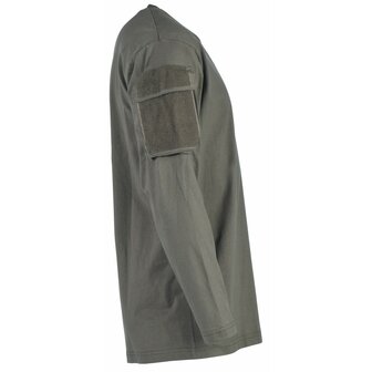 MFH US Longsleeve shirt met mouwzakken, legergroen