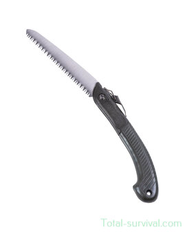 Scie &agrave; main pliable Mil-Tec vert, longueur de lame de 18 cm
