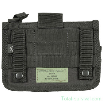 MFH Universal Pouch, &quot;MOLLE&quot;, zwart