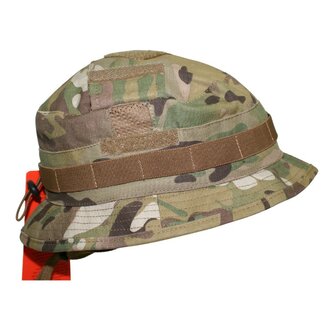 Defcon 5 Alpha Bush Hat, chin strap, SF Boonie, Rip Stop, OC Multicam