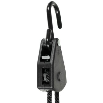 MFH Spannkabel 4 mm, 2 Meter mit Ratschensicherung, schwarz