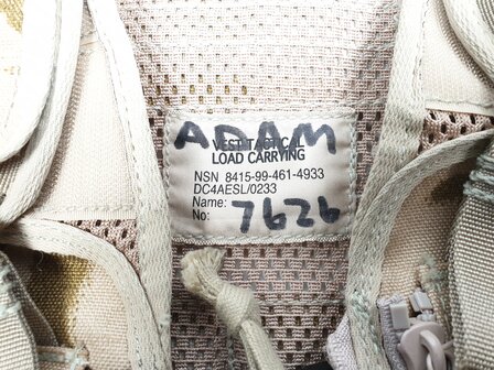 Britse Tactical load carrying vest, Molle, DPM desert
