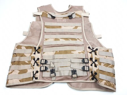 Britse Tactical load carrying vest, Molle, DPM desert