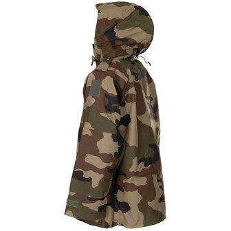 Franse leger hardshell regenjas met capuchon, Gore-Tex,  CCE camo