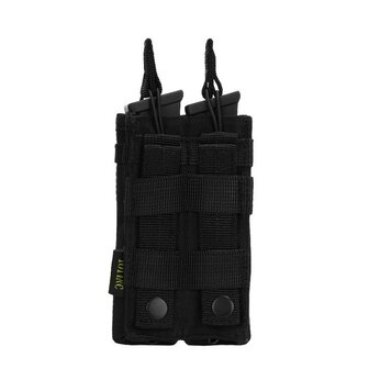 101 Inc open dubbele pistool magazijntas Molle, zwart