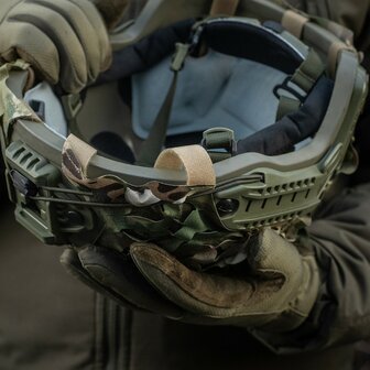 M-Tac Vilha tactical F.A.S.T. helmet cover, Multicam
