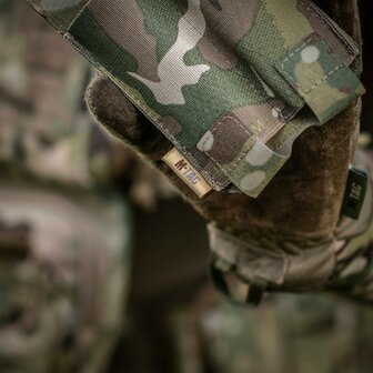 M-Tac dubbele pistool magazijntas APS Laser Cut Molle, Multicam