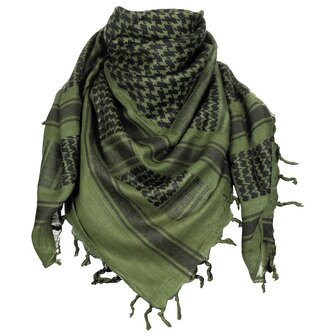&Eacute;charpe PLO &quot;Shemagh&quot; vert-noir