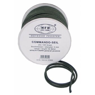 MFH Paracord roll OD green, 60 meter length