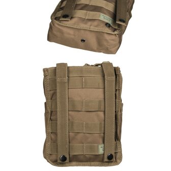Pochette utilitaire Mil-Tec Molle grande, coyote tan