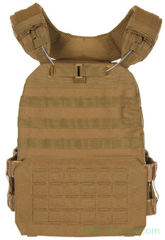 MFH Gilet porte-plaques &quot;Laser MOLLE&quot;, Coyote tan