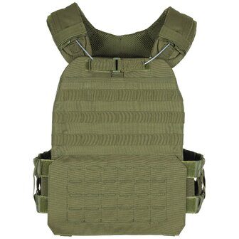 MFH Plattentr&auml;gerweste &quot;Laser MOLLE&quot;, oliv gr&uuml;n
