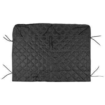 MFH Poncho Liner (Woobie / Steppdecke), schwarz, 210 x 150 cm