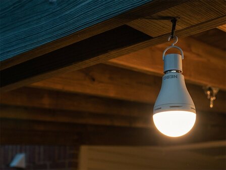 Nebo Blackout Backup-Notfalllampe E27, wiederaufladbar, 2000 mAh Li-Ion, 3000K