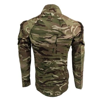 Britse leger Combat Shirt longsleeve, &quot;UBAC&quot;, EP Coolmax, MTP Multicam