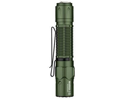 Lampe de poche tactique LED Olight Warrior 3S OD Green IPX8, rechargeable 5000mAh