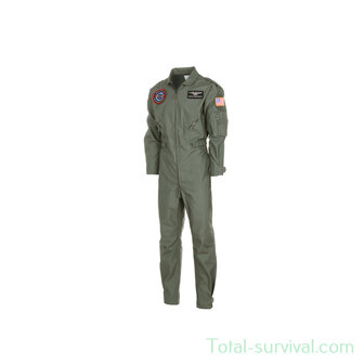 Fostex Kids coverall, OD green
