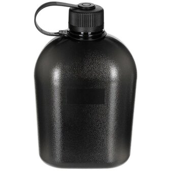 MFH US Feldflasche Gen II 1L schwarz-transparent, BPA-frei