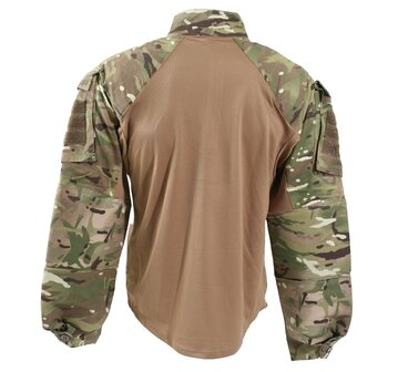 Britse leger Combat Shirt longsleeve, &quot;UBAC&quot;, Hot Weather, MTP Multicam