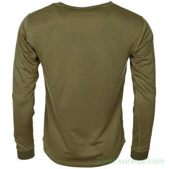 Britische thermische Unterhemd, unisex, Thermowave, oliv gr&uuml;n