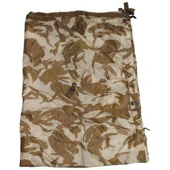 Britse leger Tarp / Basha, Desert DPM, bevestigingslussen en ogen, 255 x 220 CM