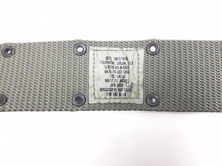 US individual equipment belt LC-2, adjustable, OD green