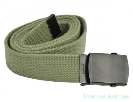 KL landmacht koppelriem met gesp 3,2CM, verstelbaar, legergroen