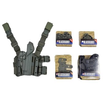 Blackhawk Serpa Tactical Holster LV3, Blackhawk, Foliage green