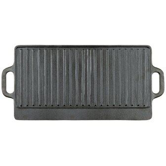 Fox outdoor Bakplaat van gietijzer met 2 handvaten