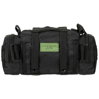 Sac banane et besace, tactique, noir