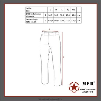 MFH US ECWS Base Layer broek, lang, level I, Gen III, legergroen