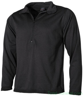 MFH US undershirt, long sleeve, level II, Gen III, black