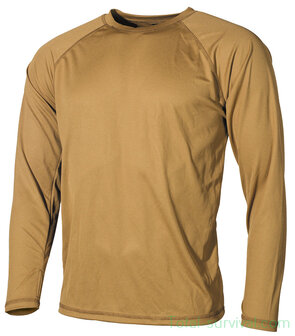 MFH US onderhemd, lange mouw, level I, Gen III, coyote tan