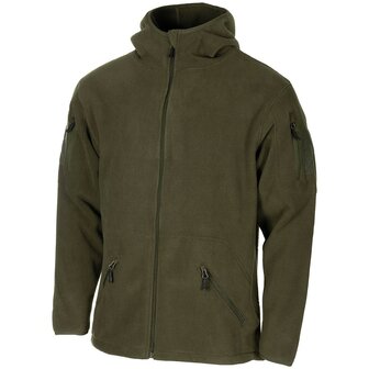 MFH tactische fleecejas, legergroen