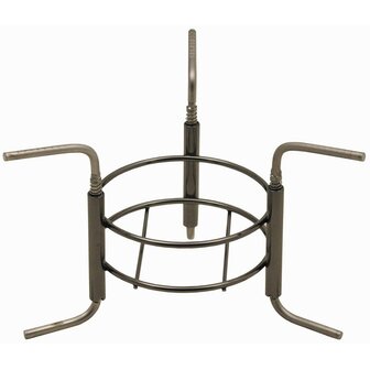 Support pour po&ecirc;les &agrave; alcool, tripod, acier