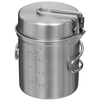 Fox outdoor Kookset 2-delig, pot / pan, RVS