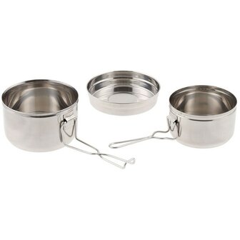 Fox outdoor Tsjechische Kookset 3-delig, RVS