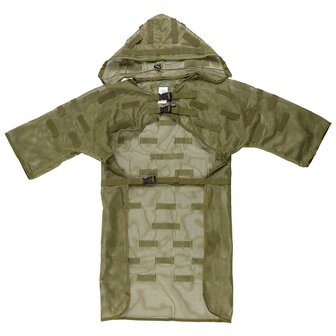 MFH mesh sniper coat met lussen, legergroen