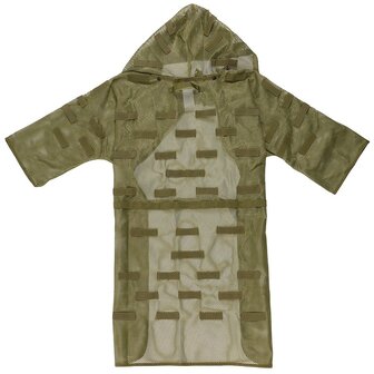 MFH mesh sniper coat met lussen, legergroen