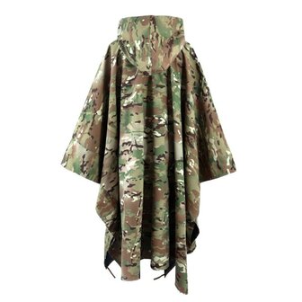 AB hooded utility poncho / basha, IRR, Multicam