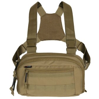 MFH recon chest pack, coyote tan