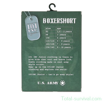 101 Inc kinder boxershort, woodland camo