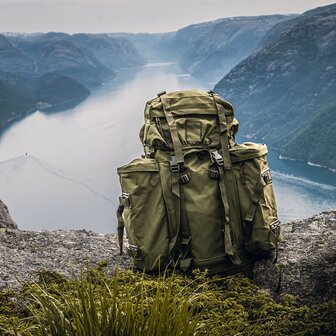 Sac &agrave; dos commando 101 Inc, 86l, avec sacs lat&eacute;raux daybag, vert olive