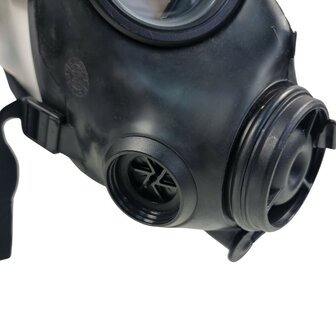 Avon FM-12 Volgelaatsmasker / Gasmasker met drinkslang, Dual EN-148 RD40, zwart