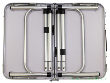 Table de camping pliante en aluminium Fox outdoor avec poign&eacute;e